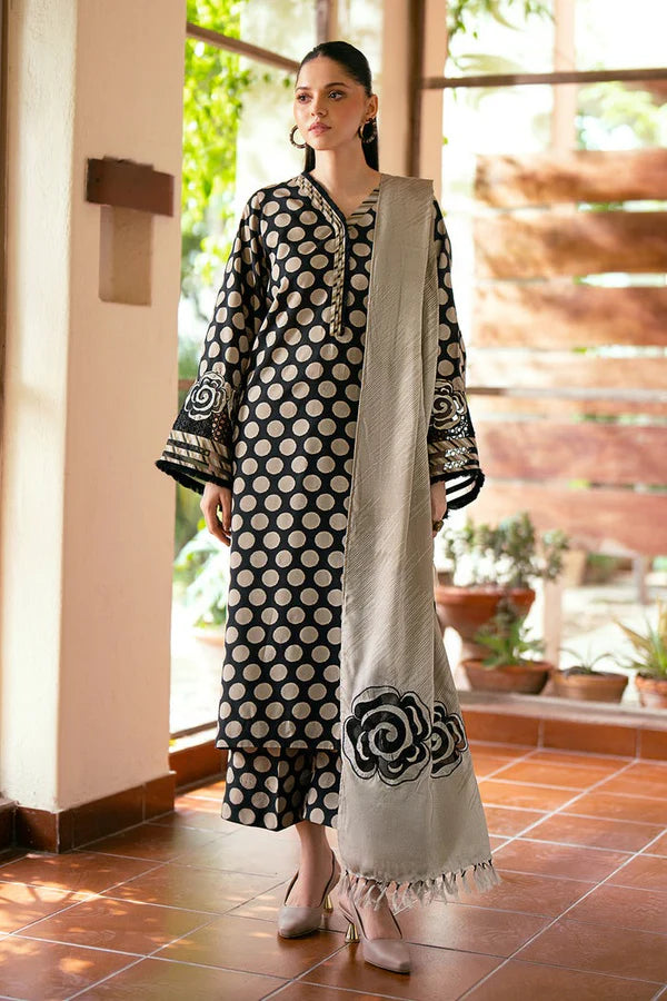 3PC Digital Printed staple linen Shirt With Digital Printed Dupatta