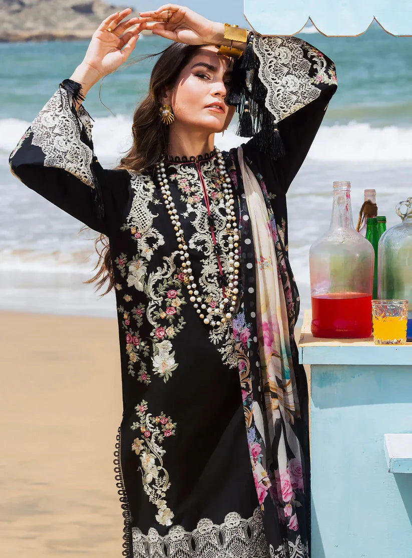 Elaf Embroidered dhanak 3 Piece Unstitched Suit EL-722