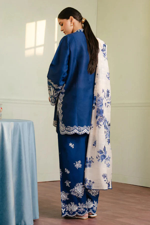 3PC  Front Full Heavy PAnel EMB  With SHALL Print Dupata